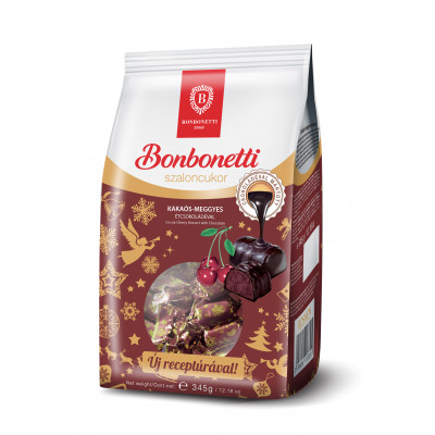 Bonbonetti szaloncukor 345 g kakaós-meggyes, tejcsokoládéval | Rubik kocka
